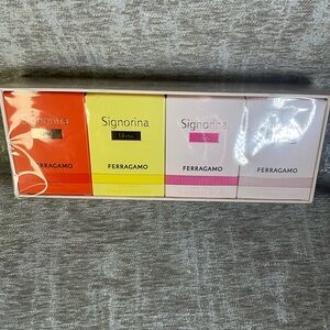 Salvatore Ferragamo Signorina Fragrance Set - Orange, Yellow, Pink, White